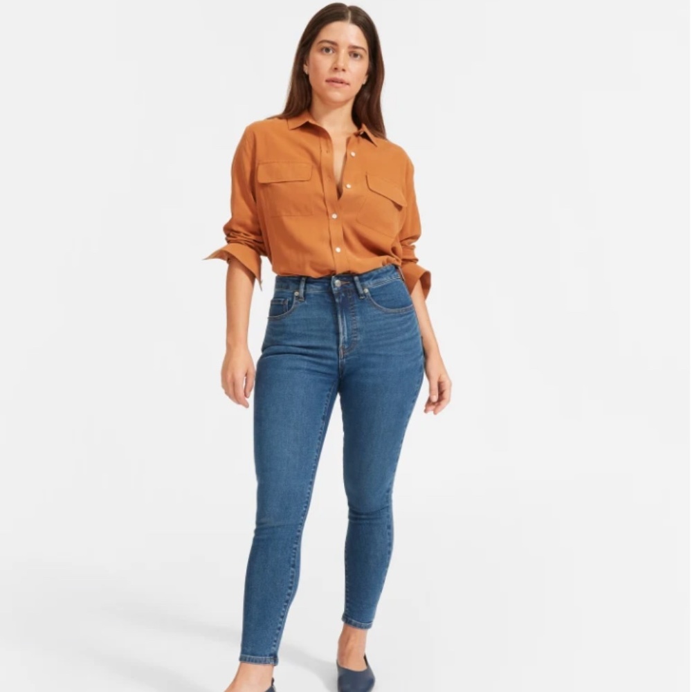 Everlane The Curvy Authentic Stretch High-Rise Skinny Jean